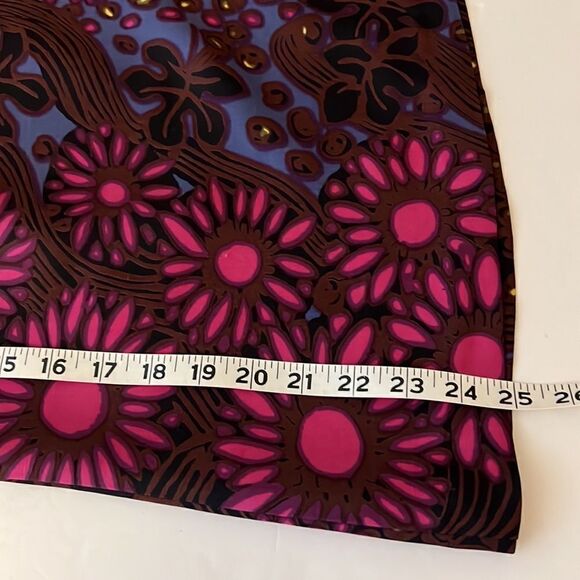 Trina Turk Elbow puff sleeve blouse top 100% silk - Picture 11 of 11